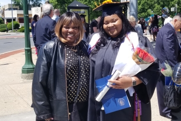 Sharon and Joyia Garrant Graduating Together