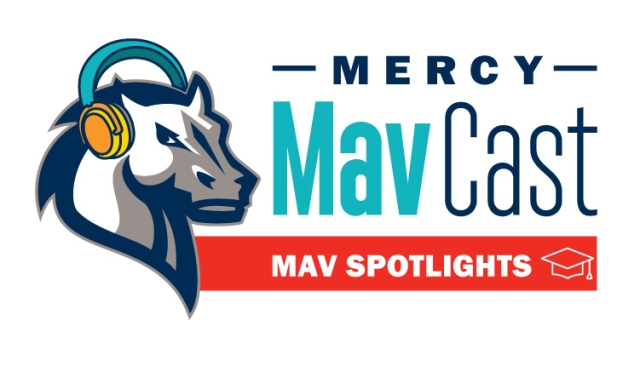 Mercy College MavCast Mav Spotlight logo